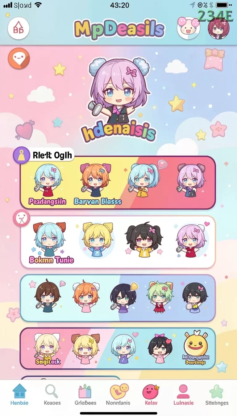 Cuplikan layar FREECHIP — menu navigasi